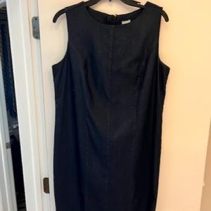 Black label by Chicos refined denim dress
